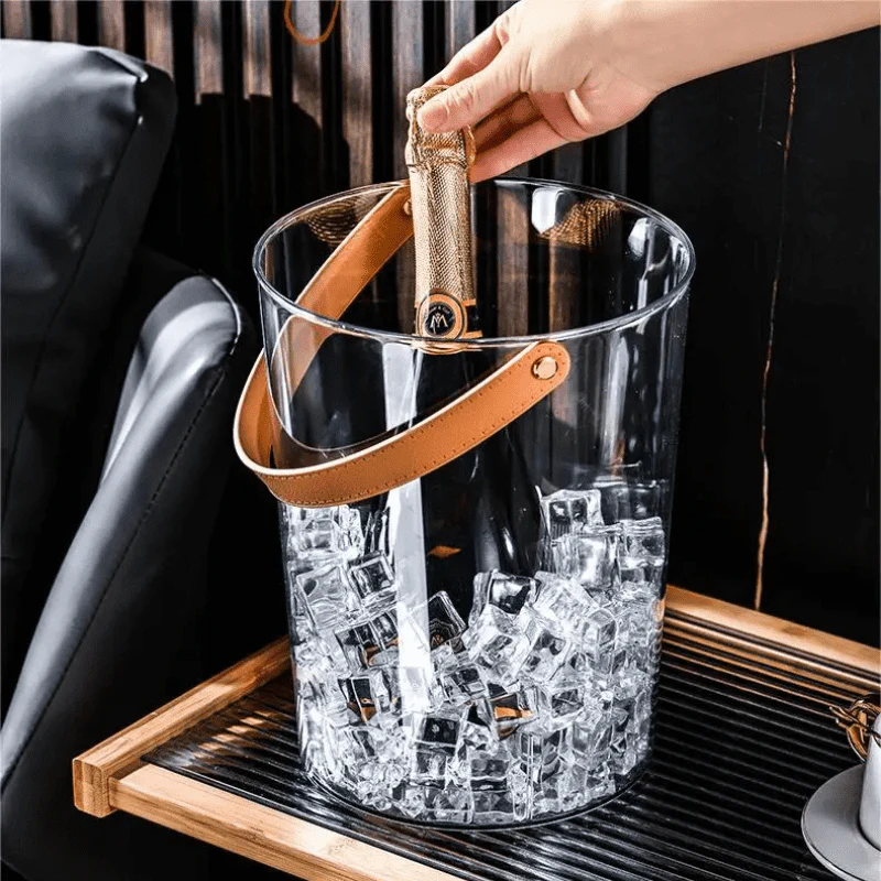 Baldes de Gelo Acrílico Cerveja Champanhe Bar em Casa - Imagem 4