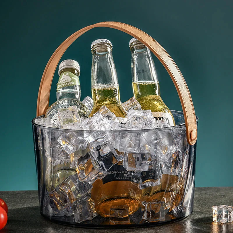 Baldes de Gelo Acrílico Cerveja Champanhe Bar em Casa - Imagem 5