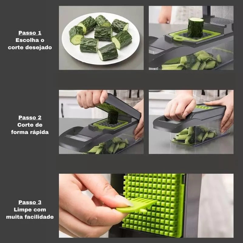 Cortador e Ralador de Legumes Multiuso - Imagem 5