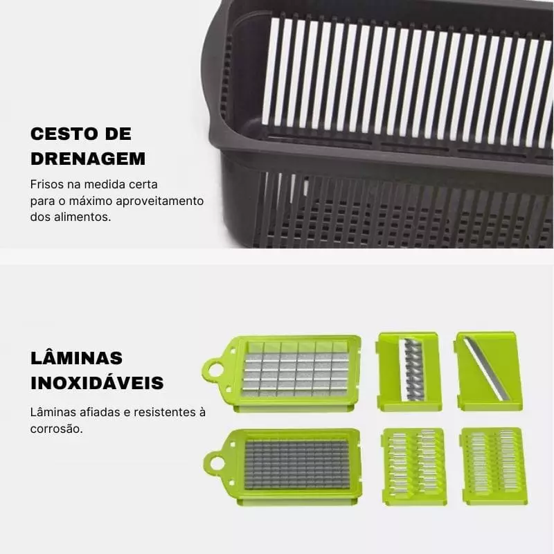 Cortador e Ralador de Legumes Multiuso - Imagem 6