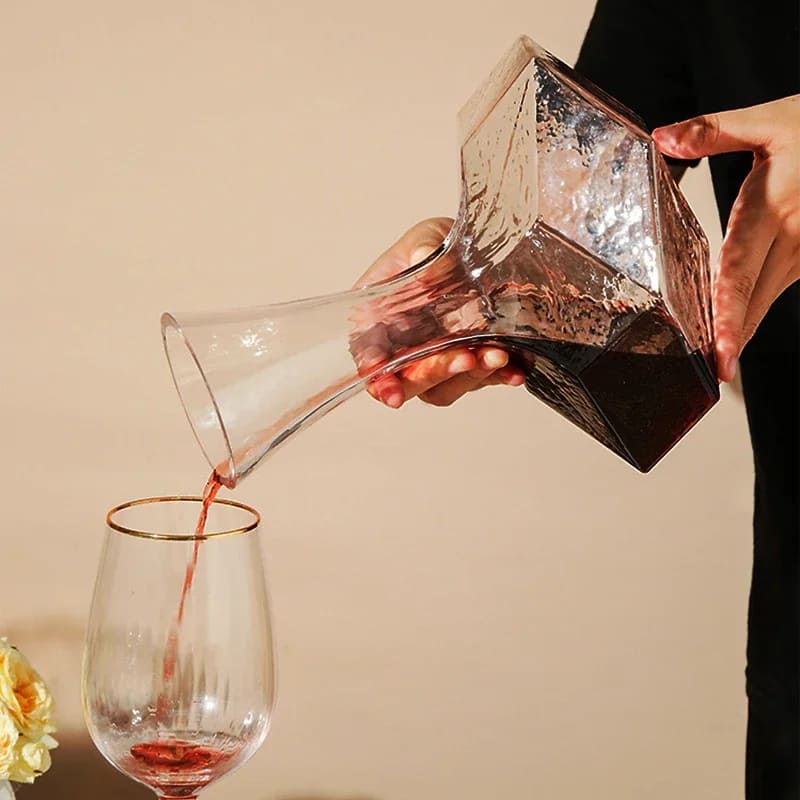 Decanter de Vinho Whisky Vidro Criativo Bar em Casa 1400ml - Imagem 3
