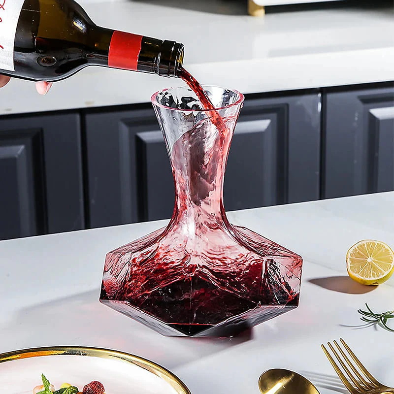 Decanter de Vinho Whisky Vidro Criativo Bar em Casa 1400ml - Imagem 5