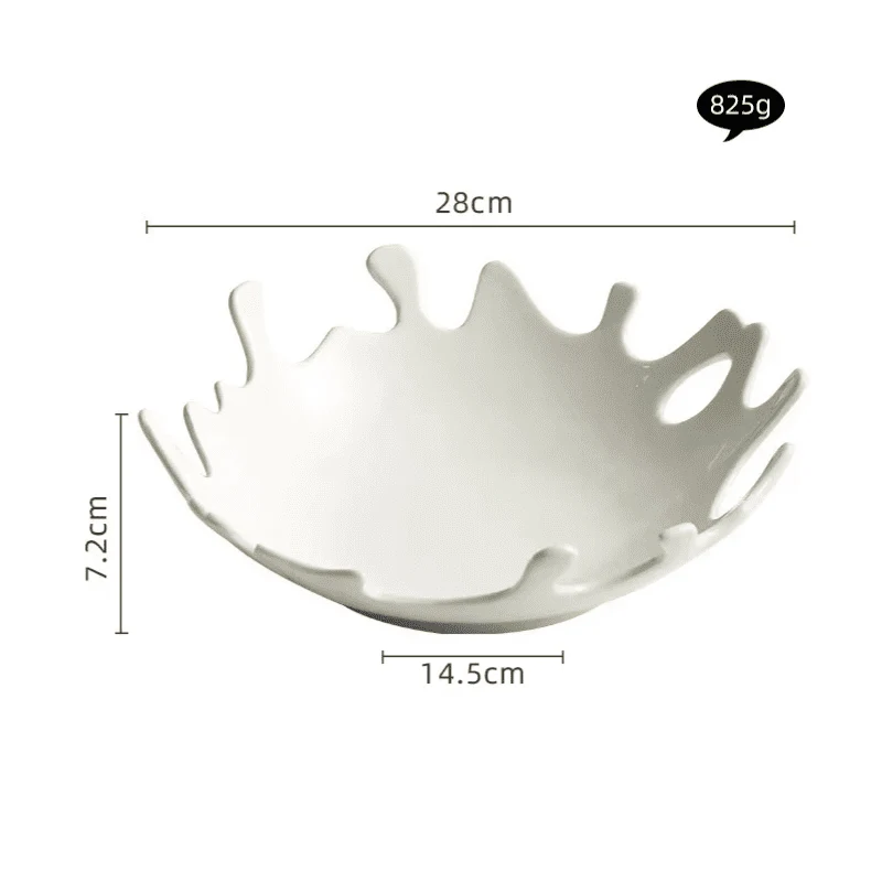 Saladeira Prato de Cerâmica Irregular Mesa Posta - Imagem 9
