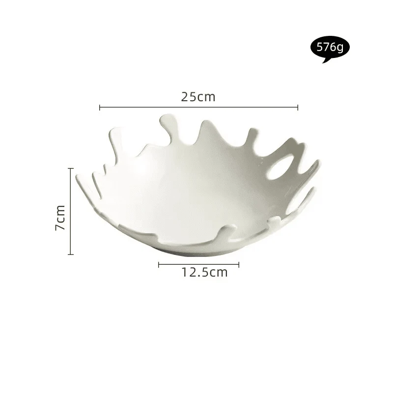 Saladeira Prato de Cerâmica Irregular Mesa Posta - Imagem 8
