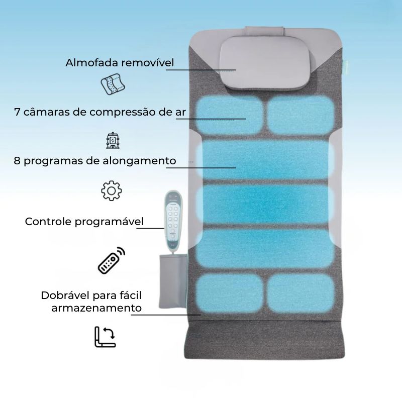 Tapete Massageador e Alongador de Coluna SpineRelax Pro™ - GRÁTIS 4 BRINDES EXCLUSIVOS - Imagem 4